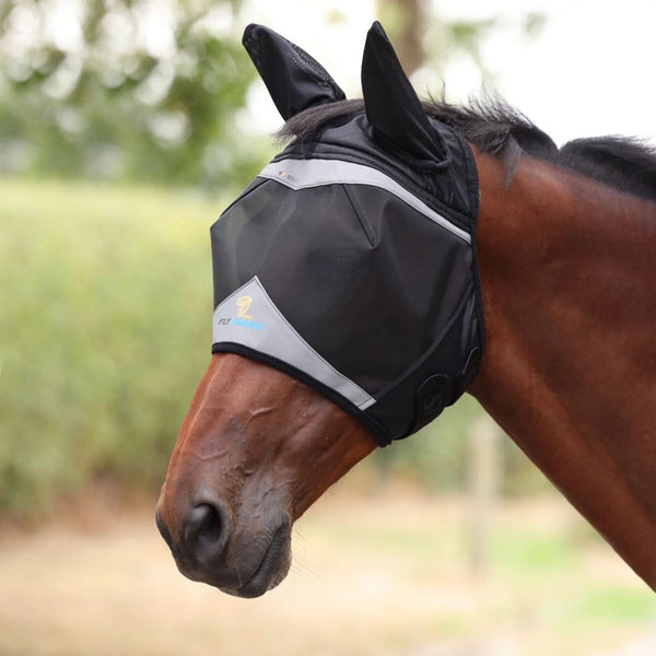 Shires Fine Mesh Fly Mask with Ears