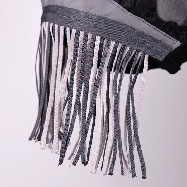 Shires Fine Mesh Fly Mask with Ears & Nose Fringe