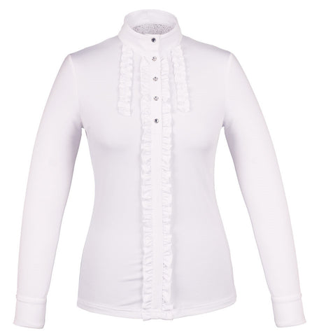Fair Play Blanca Long Sleeve Show Shirt- Women's
