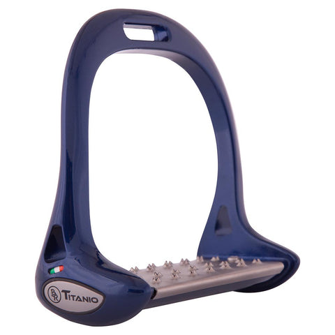 BR Jumping Stirrup Titanio, 6.5cm Wide, TRUSTORI
