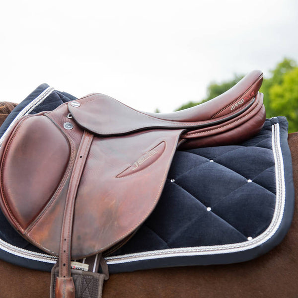 B Vertigo Velour Lux Saddle Pad - GP