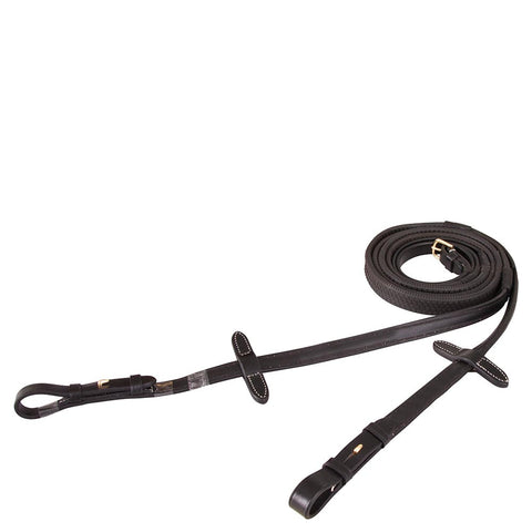 BR - Eventa Reins, Rubber Grip w/ Hook Stud Closure, TRUSTORI