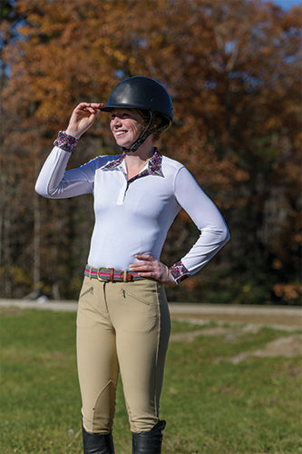 Shires Equestrian Style Long Sleeve Show Shirt  |  Ladies