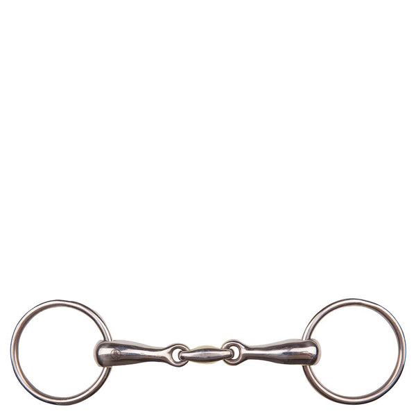 BR Loose Ring Snaffle Bit Double Jointed, TRUSTORI