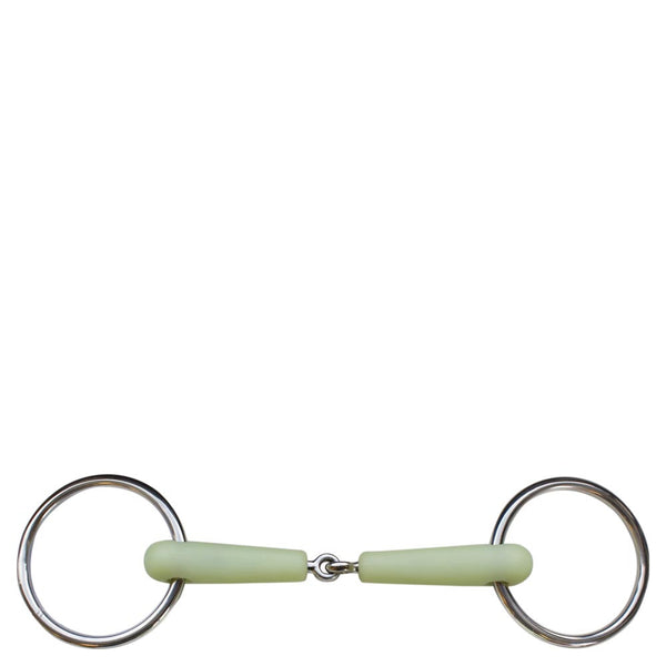 BR Loose Ring Snaffle Bit Apple Mouth Single Jointed, TRUSTORI