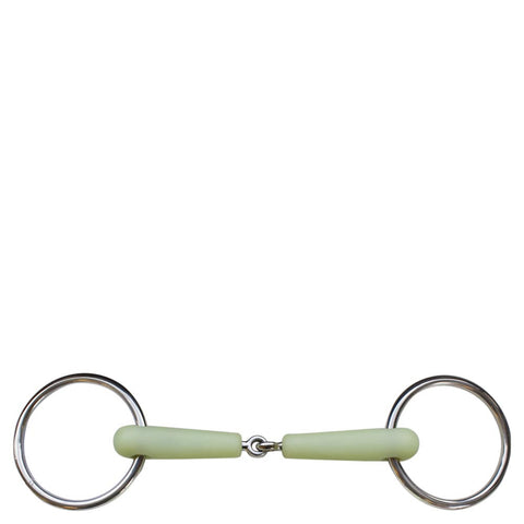 BR Loose Ring Snaffle Bit Apple Mouth Single Jointed, TRUSTORI