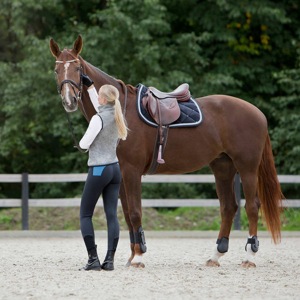 B Vertigo Velour Lux Saddle Pad - GP