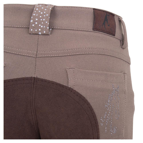 BR 4 Ever Horses - 'Orange' Riding Breeches . Full Seat - Child
