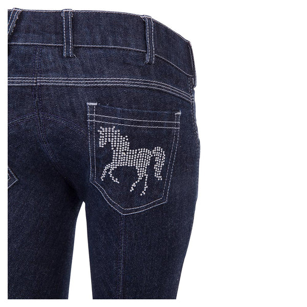 BR 4 Ever Horses 'Panama City' Jean Riding Breeches - Knee Patch - Child, TRUSTORI