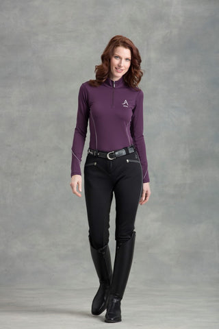 Arista Equestrian Long Sleeve Shirt with Bit & Stirrup Motif - Women's (Sale) Reg. Price 134.95