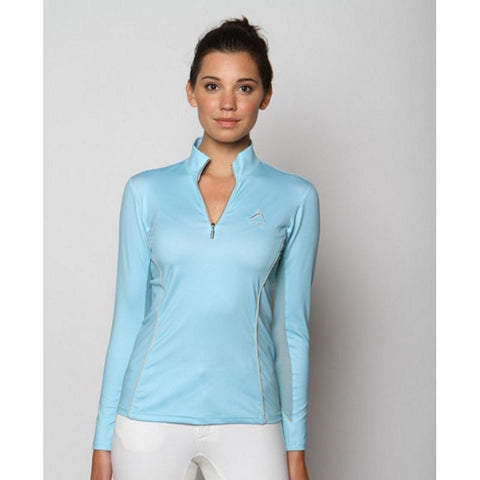 ARISTA Qtr. Zip Sunblocker w/ Mesh Underarm L/S - Ladies, TRUSTORI