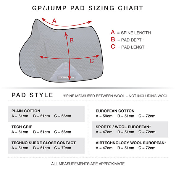 Premier Equine - Shockproof Wool European Saddle Pad - GP/Jump Square