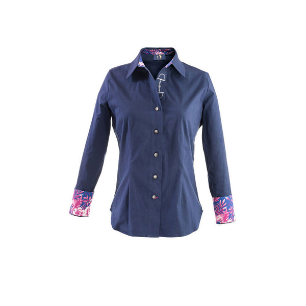 Ronner - Margarita Shirt w/ Crystal Horse Bit . Limited Edition . Long Sleeve - Ladies