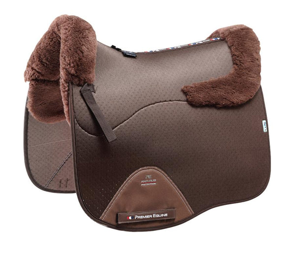 Premier Equine - Shockproof Wool European Saddle Pad - Dressage Square