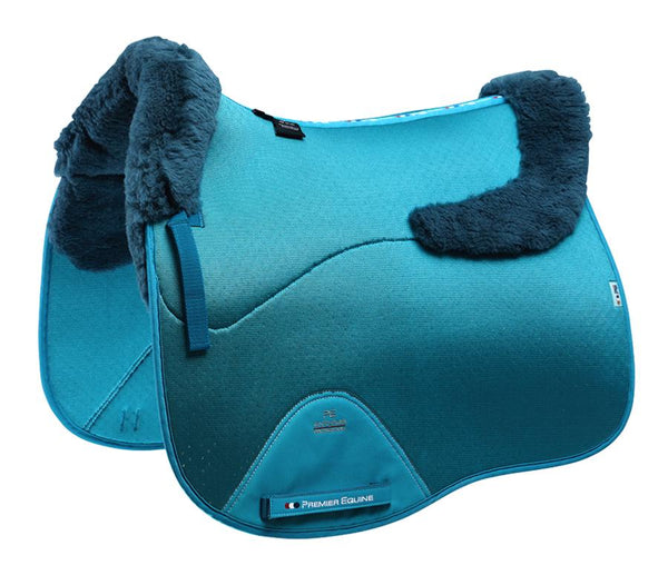 Premier Equine - Shockproof Wool European Saddle Pad - Dressage Square