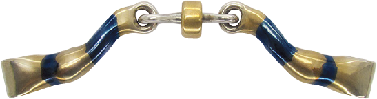 Bombers Bits Loose Ring Tube McHardy | Sweet Iron Blue Bit