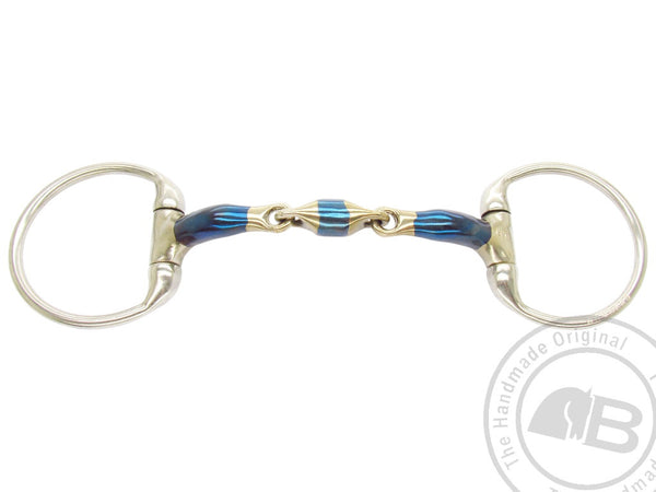 Bombers Bits Eggbutt Elliptical 38 | Sweet Iron Blue Bit