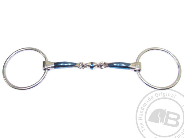 Bombers Bits Loose Ring Elliptical Dressage | Sweet Iron Blue Bit