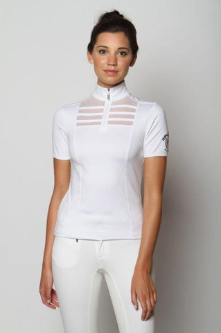 ARISTA Vented Sunblocker 1/4 Zip Shirt w/COOL DRY - Short Sleeve - Ladies, TRUSTORI