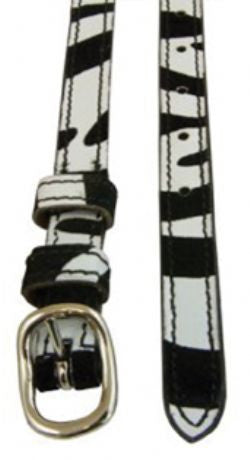 Imperial Riding - 'Print' Leather Spur Straps