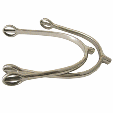Coronet Tom Thumb Spurs - 1/4" - Stainless - Ladies, TRUSTORI